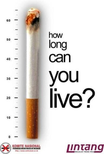 contoh iklan layanan masyarakat bahaya merokok menarik
