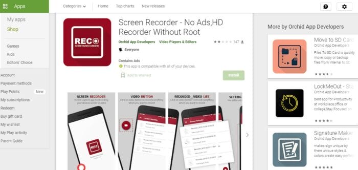 Screen Recorder No Ads
